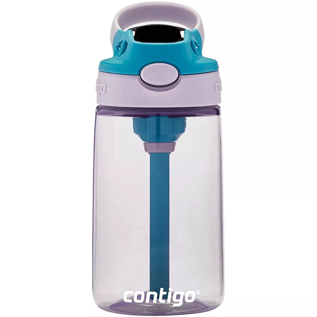 Contigo Kids Water Bottle with Redesigned AUTOSPOUT Straw, 14 oz, Grape Forest Haven