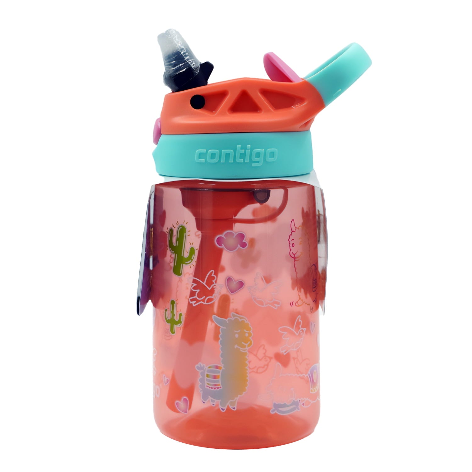 Contigo Kids Water Bottle with Redesigned AUTOSPOUT Straw, 14 oz, Grape Forest Haven