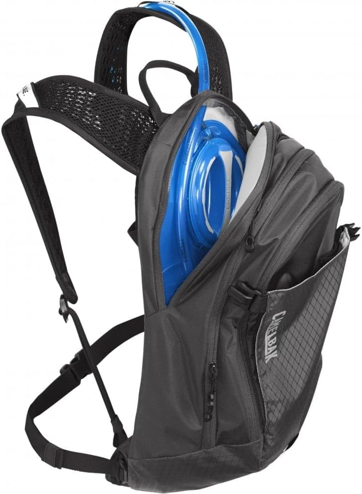 CamelBak Women's M.U.L.E. 12 Mountain Biking Hydration Pack - Easy Refilling Hydration Backpack - Magnetic Tube Trap 100oz, Charcoal/Black