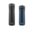 Contigo Jackson Chill Bundle 2 Water Bottles Black 24oz and Blueberry 20oz with Autopop Lid