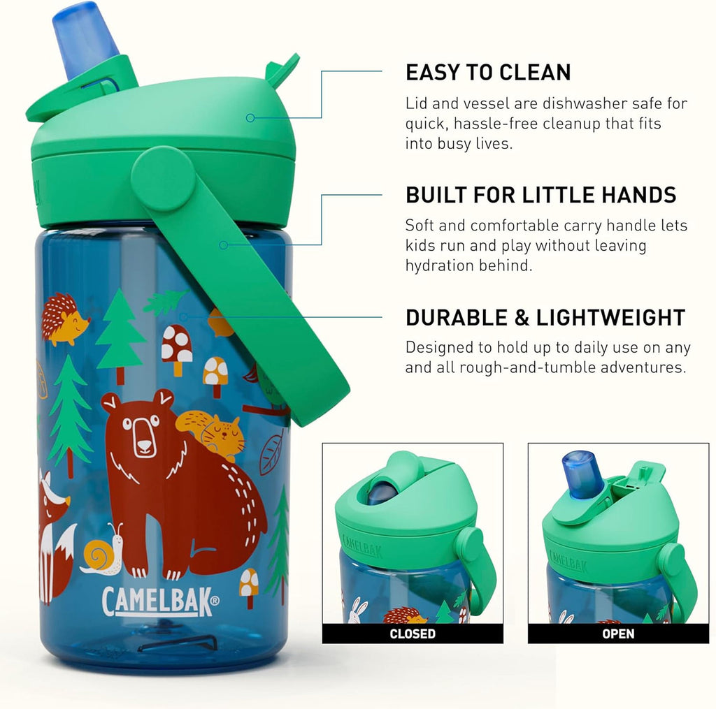 Camelbak Thrive™ Flip Straw Kids 14oz Bottle, Friendly Forest
