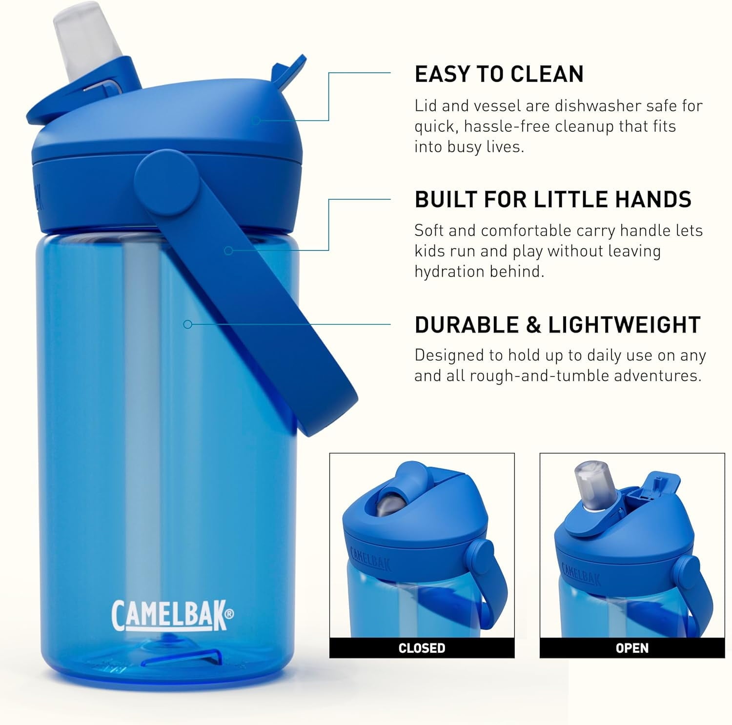 Camelbak Thrive™ Flip Straw Kids 14oz Bottle, Friendly Forest