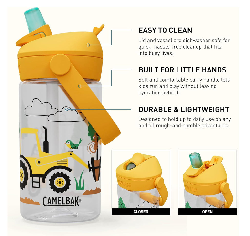 Camelbak Thrive™ Flip Straw Kids 14oz Bottle, Friendly Forest