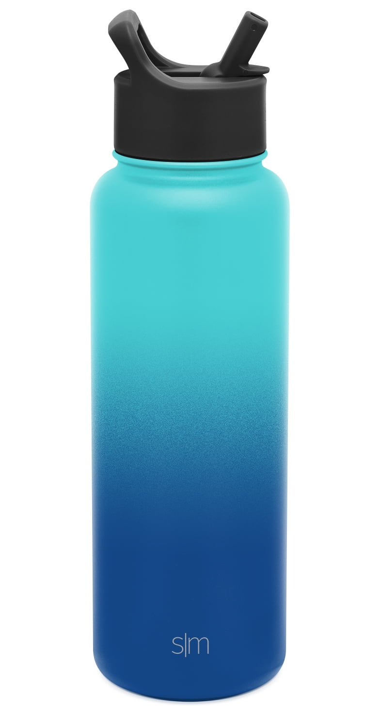 Simple Modern Summit Water Bottle Straw Lid Vacuum Insulated Stainless Steel Bottle | 18 fl oz