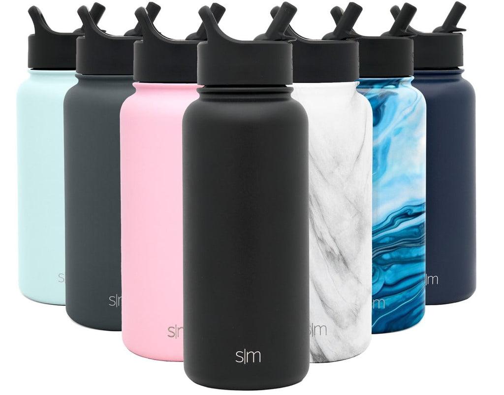 Simple Modern Summit Water Bottle Straw Lid Vacuum Insulated Stainless Steel Bottle | 18 fl oz