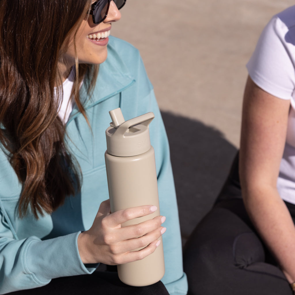 Simple Modern 30 fl oz Insulated Stainless Steel Summit Wide Mouth Water Bottle with Straw Lid | Slumberland