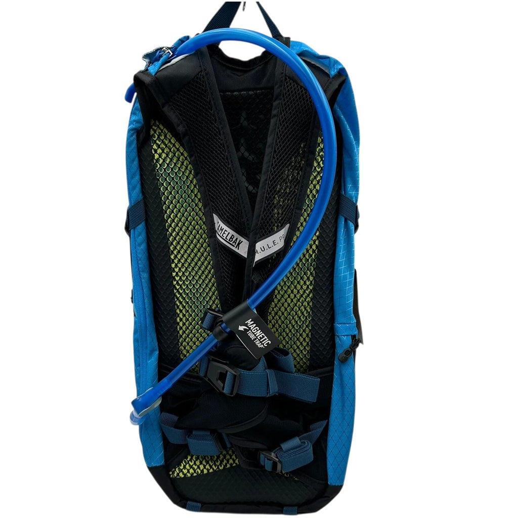 CAMELBAK M.U.L.E Pro 14L Bike Hydration Backpack 100 oz, Ibiza Blue/Orange