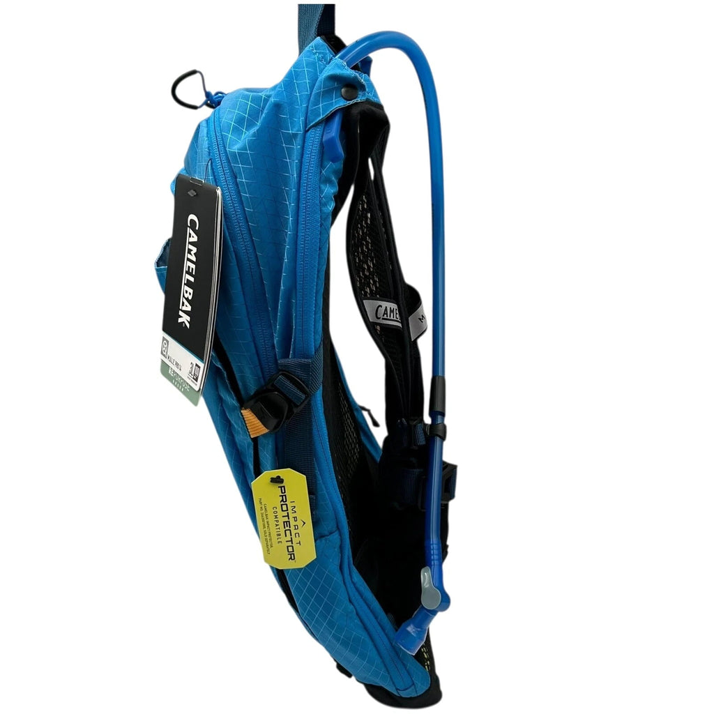 CAMELBAK M.U.L.E Pro 14L Bike Hydration Backpack 100 oz, Ibiza Blue/Orange