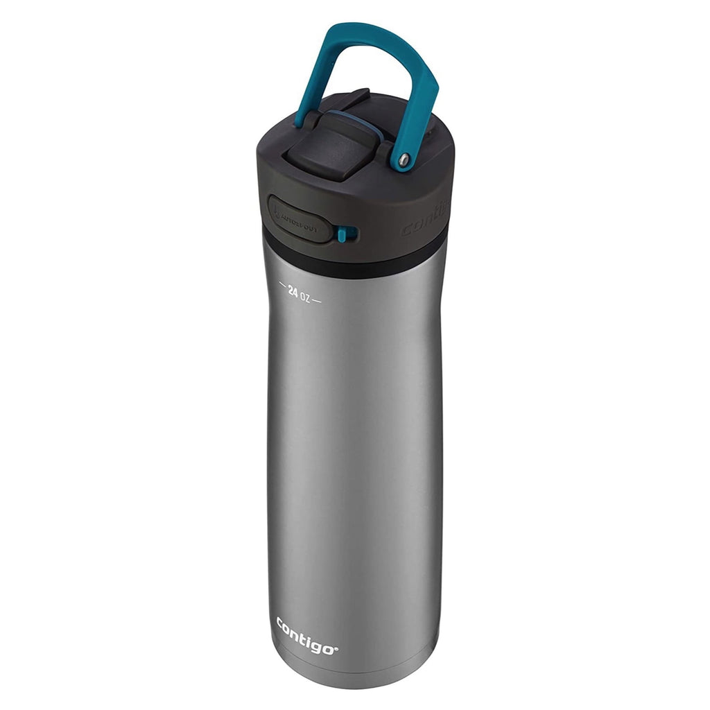 Contigo Ashland 2.0 Water Bottle with AUTOSPOUT Lid, 24oz., Blue Corn