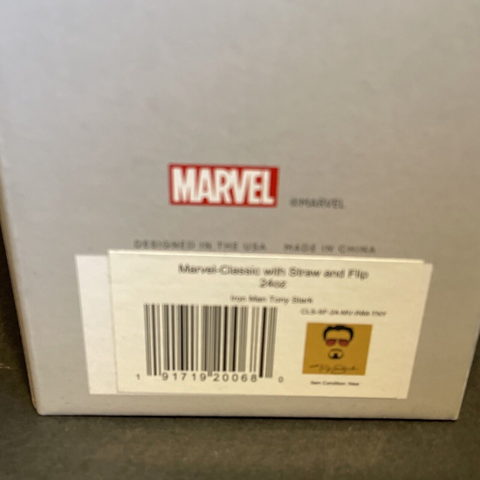 Simple Modern Insulated Iron Man Tony 24oz  Tumbler W/Flip Lid and Straw Lid