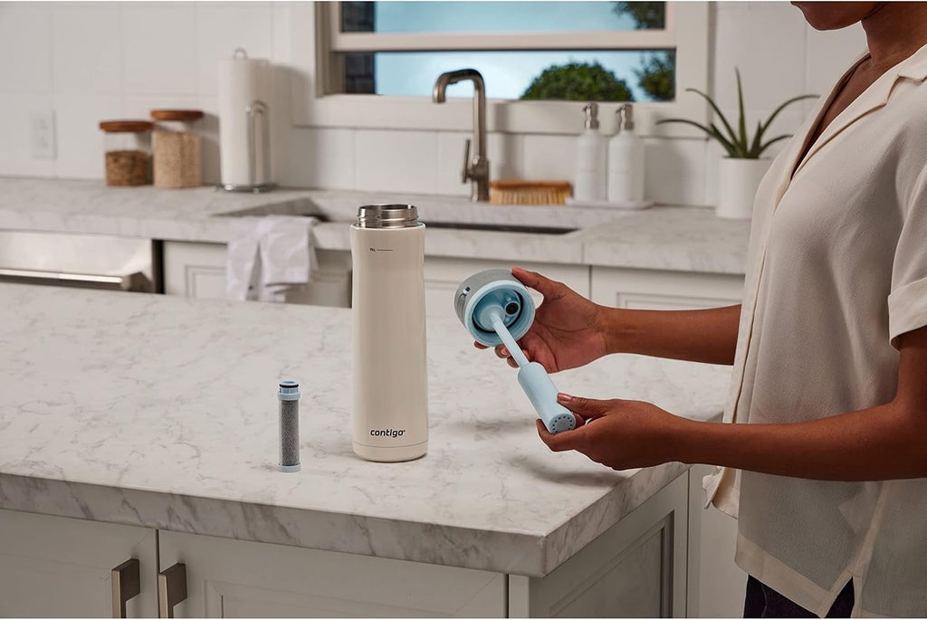 Contigo 24 oz. Wells Chill Stainless Steel Filter Water Bottle - Salt