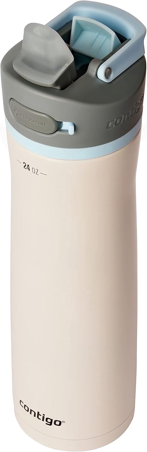 Contigo 24 oz. Wells Chill Stainless Steel Filter Water Bottle - Salt