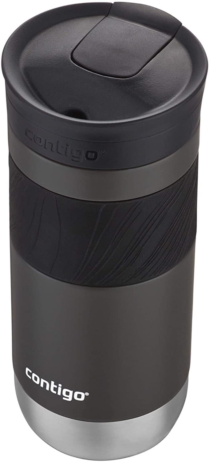 Contigo Byron 2.0 Stainless Steel Travel Mug with SNAPSEAL Lid and Grip, 20 oz, Sake &amp; Blue Corn, 2-Pack