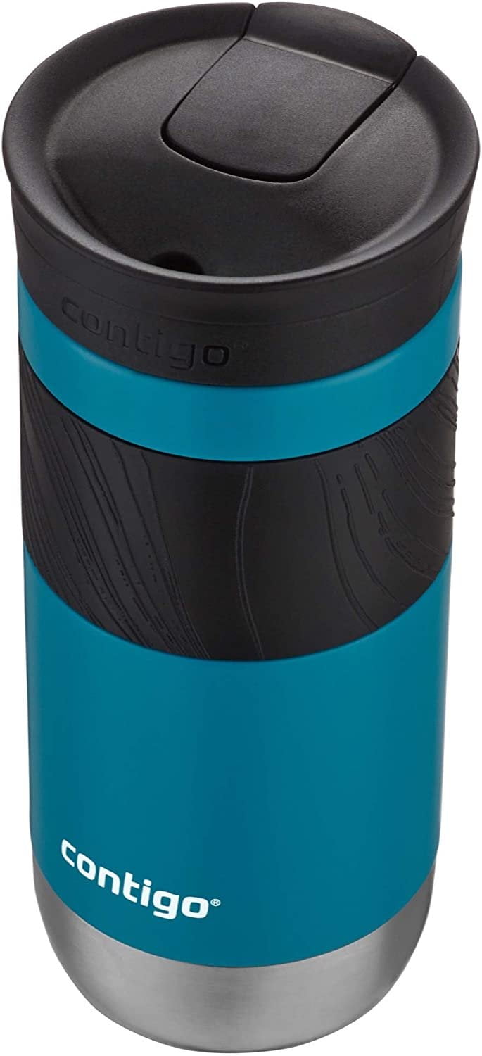 Contigo Byron 2.0 Stainless Steel Travel Mug with SNAPSEAL Lid and Grip, 20 oz, Sake &amp; Blue Corn, 2-Pack