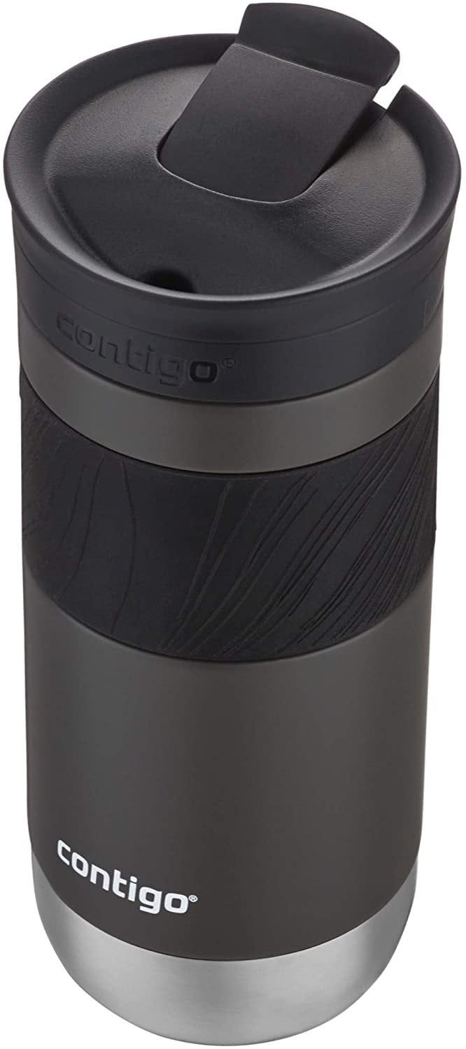 Contigo Byron 2.0 Stainless Steel Travel Mug with SNAPSEAL Lid and Grip, 20 oz, Sake &amp; Blue Corn, 2-Pack