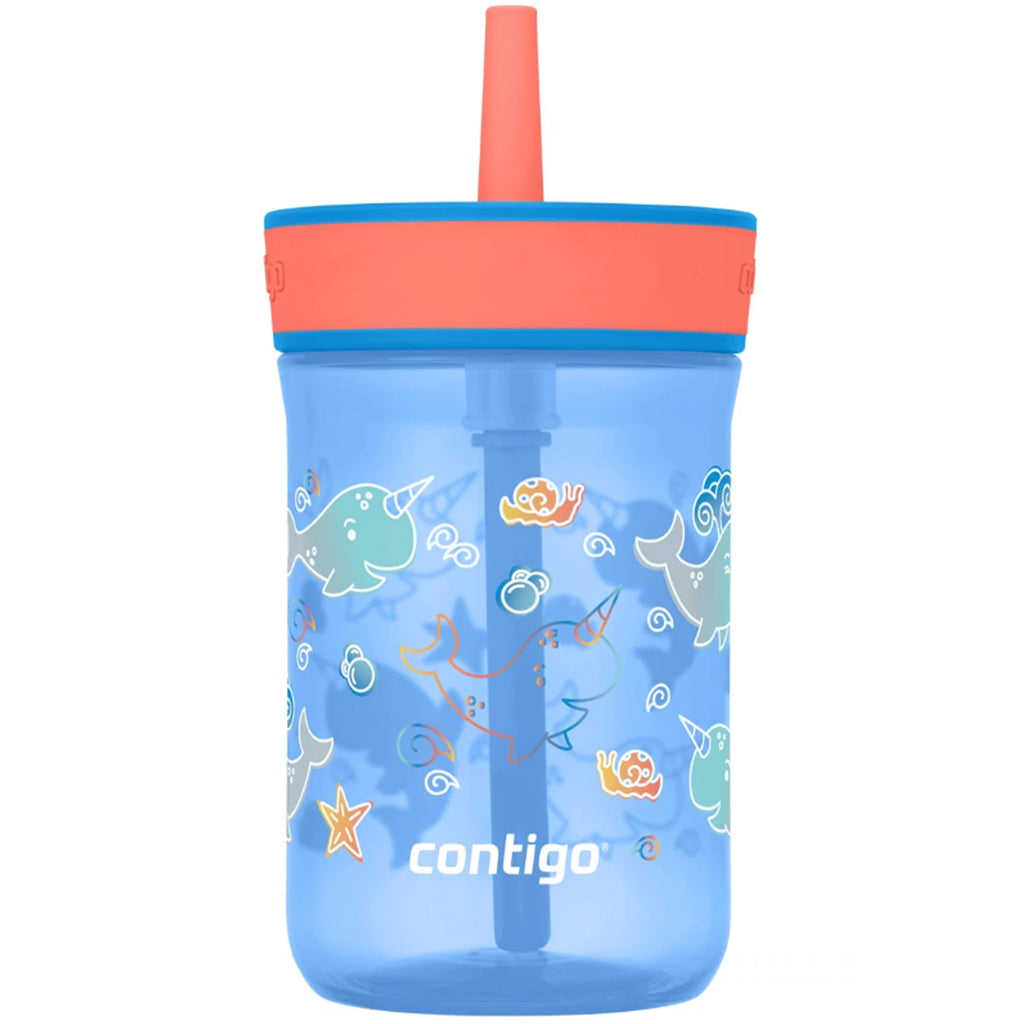 Contigo Kid's 14 oz. Leighton Tumbler with Straw - Juniper/Blue Forest