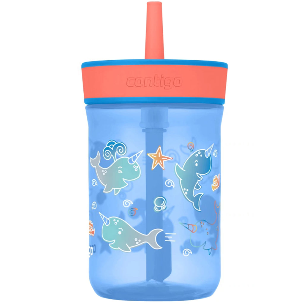 Contigo Kid's 14 oz. Leighton Tumbler with Straw - Juniper/Blue Forest