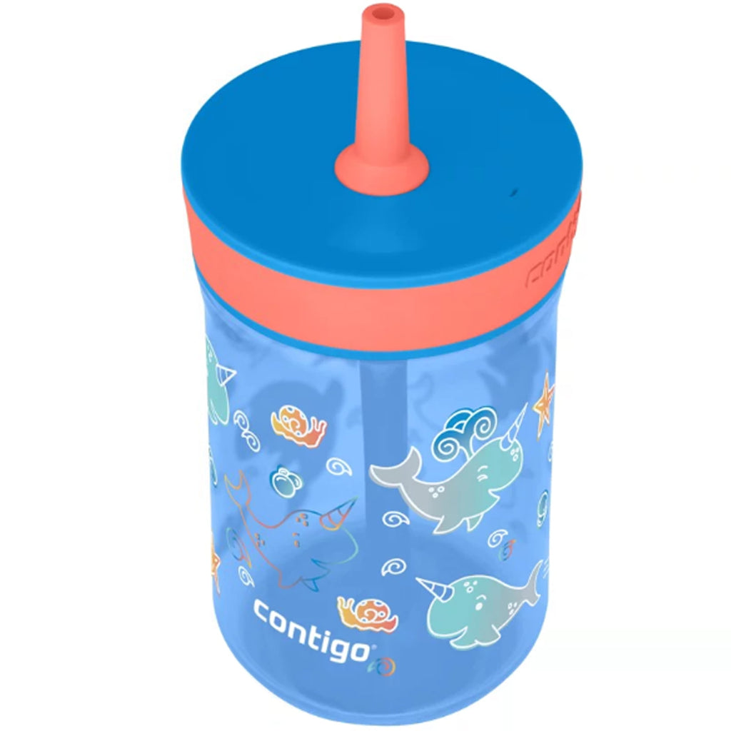 Contigo Kid's 14 oz. Leighton Tumbler with Straw - Juniper/Blue Forest