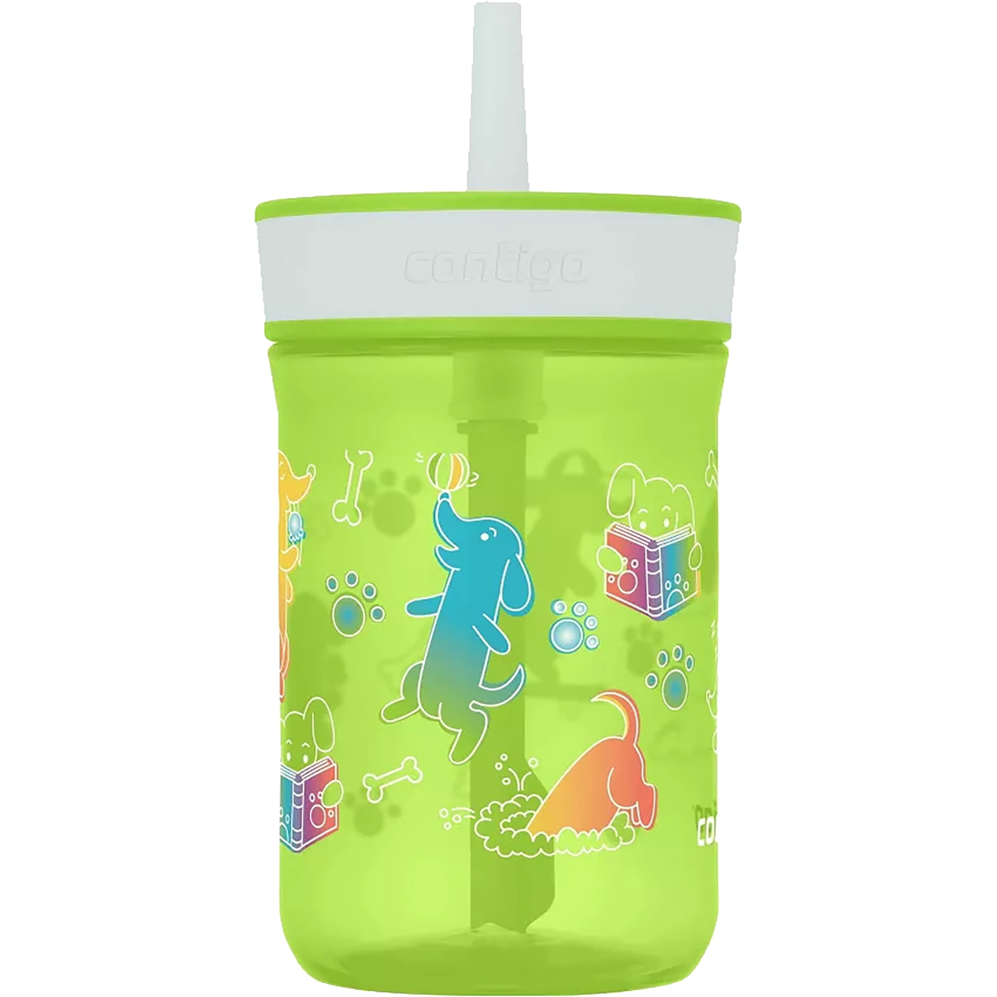 Contigo Kid's 14 oz. Leighton Tumbler with Straw - Juniper/Blue Forest