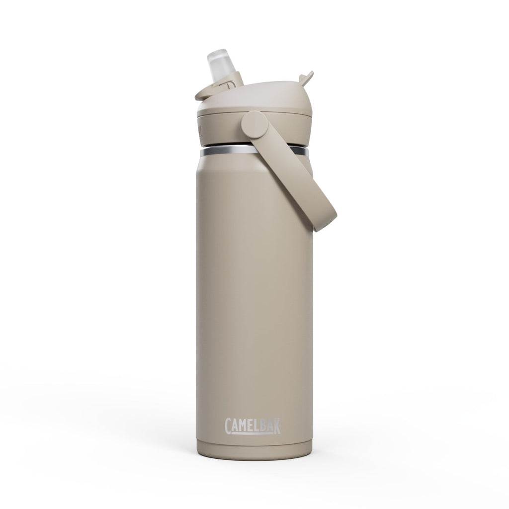 CamelBak Thrive™ Flip Straw Insulated Stainless Steel Water Bottle, 25 oz, Stone