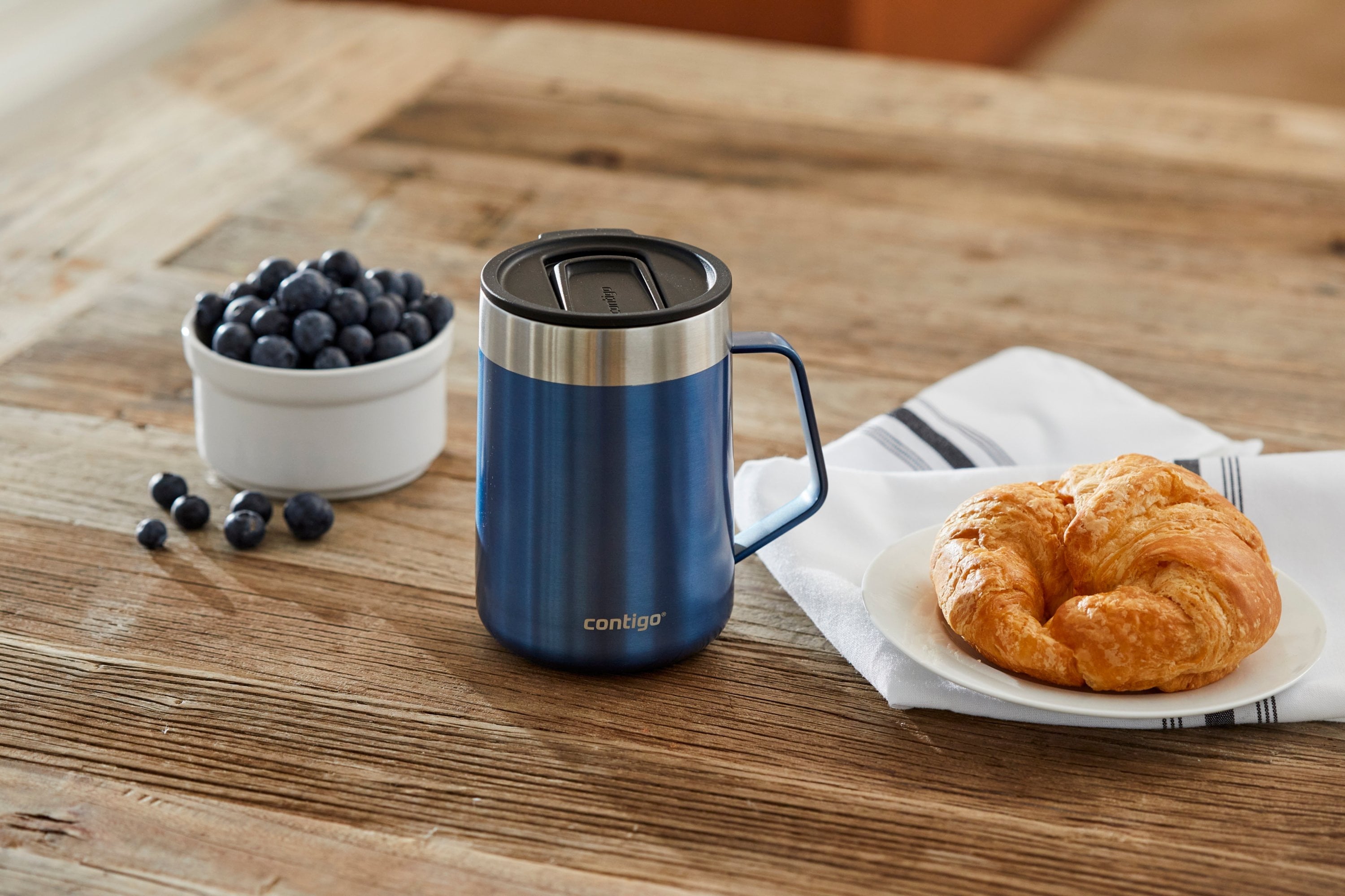 Contigo 14 oz. Streeterville Stainless Steel Mug - Blue Corn