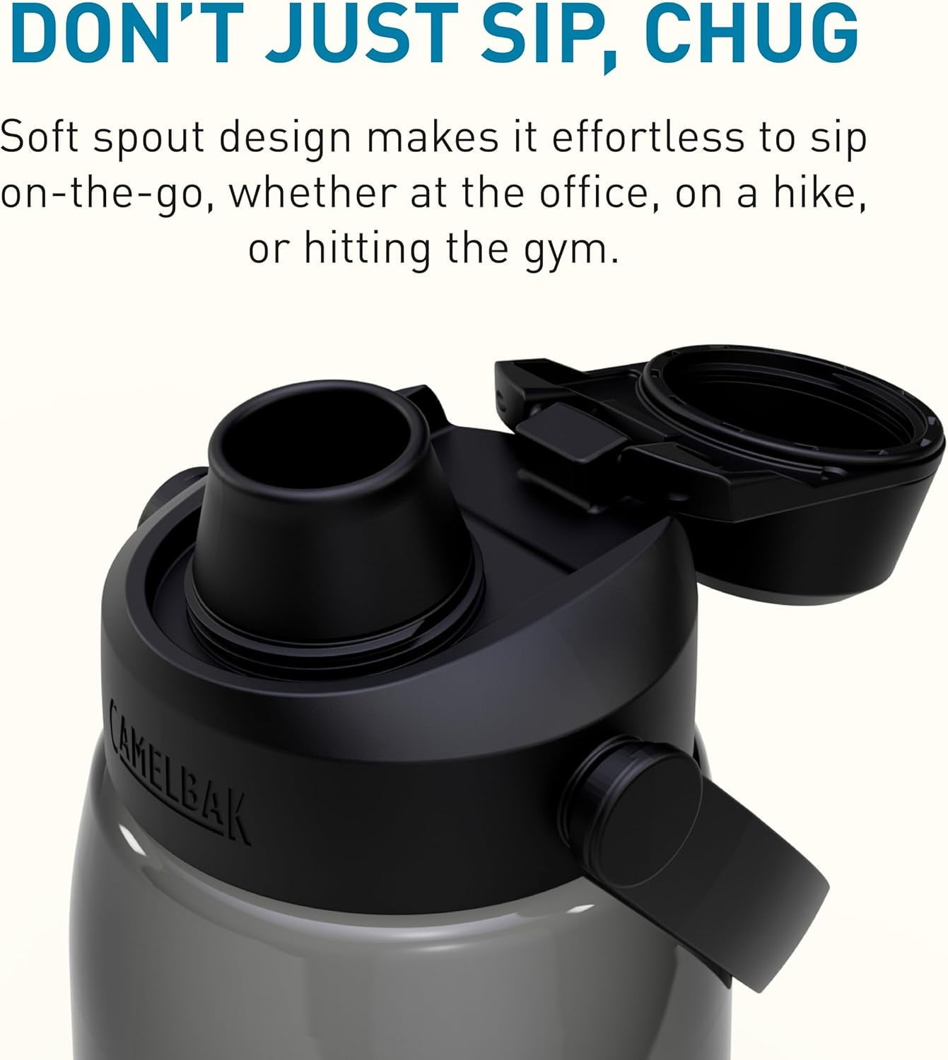 Camelbak Thrive Chug Water Bottle 32oz, Charcoal