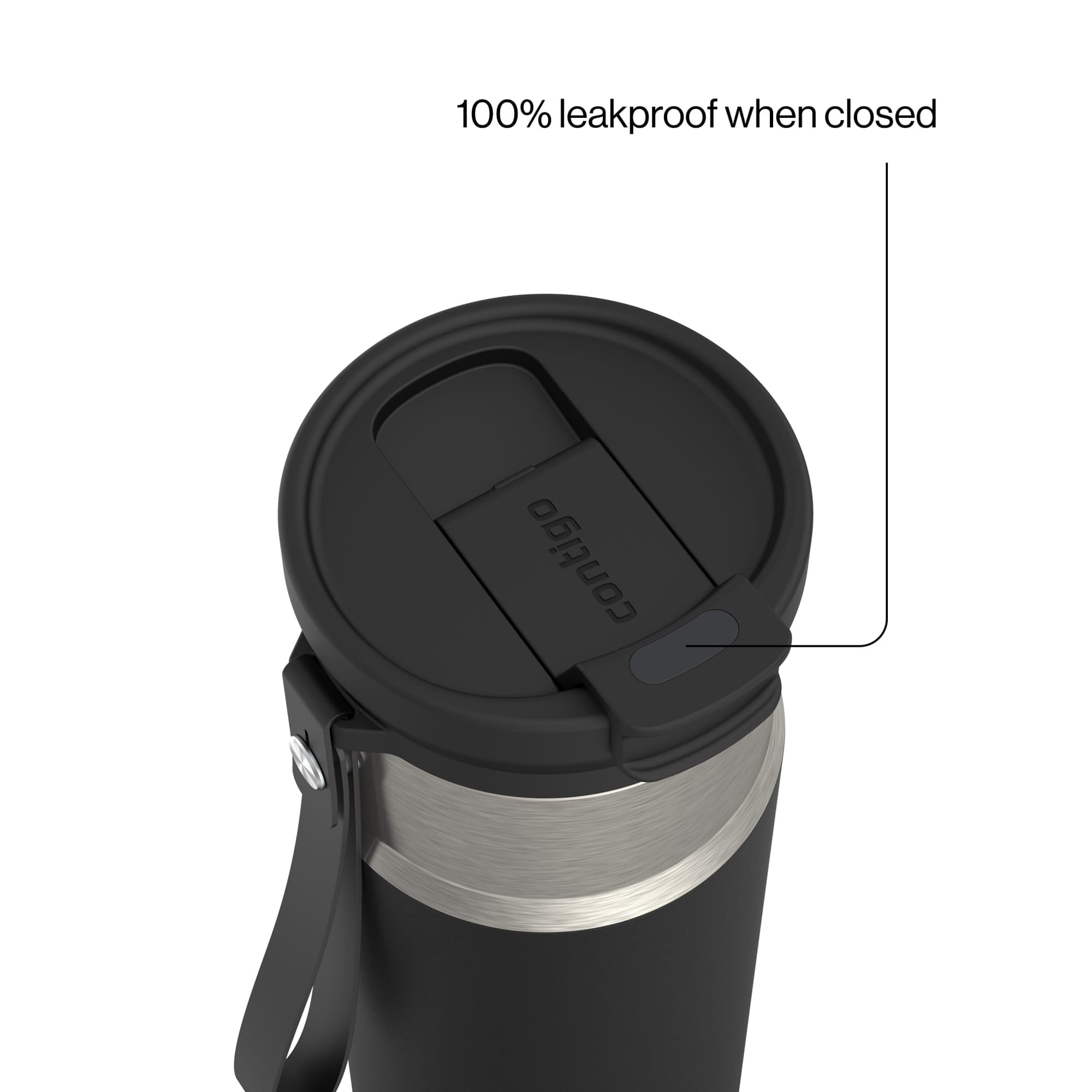 Contigo DualSip 20 oz Leakproof Insulated Water Bottle with 2-Way Lid
