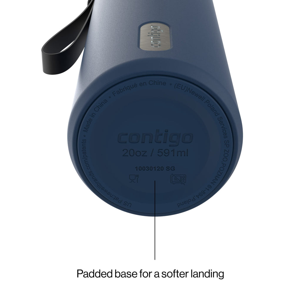 Contigo DualSip 20 oz Leakproof Insulated Water Bottle with 2-Way Lid