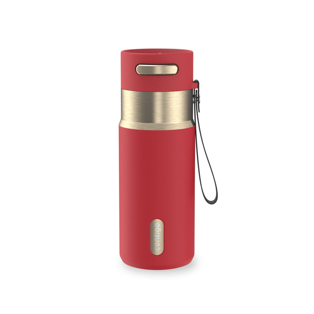 Contigo AutoSeal 16 oz Leakproof Water Bottle with Carrying Strap