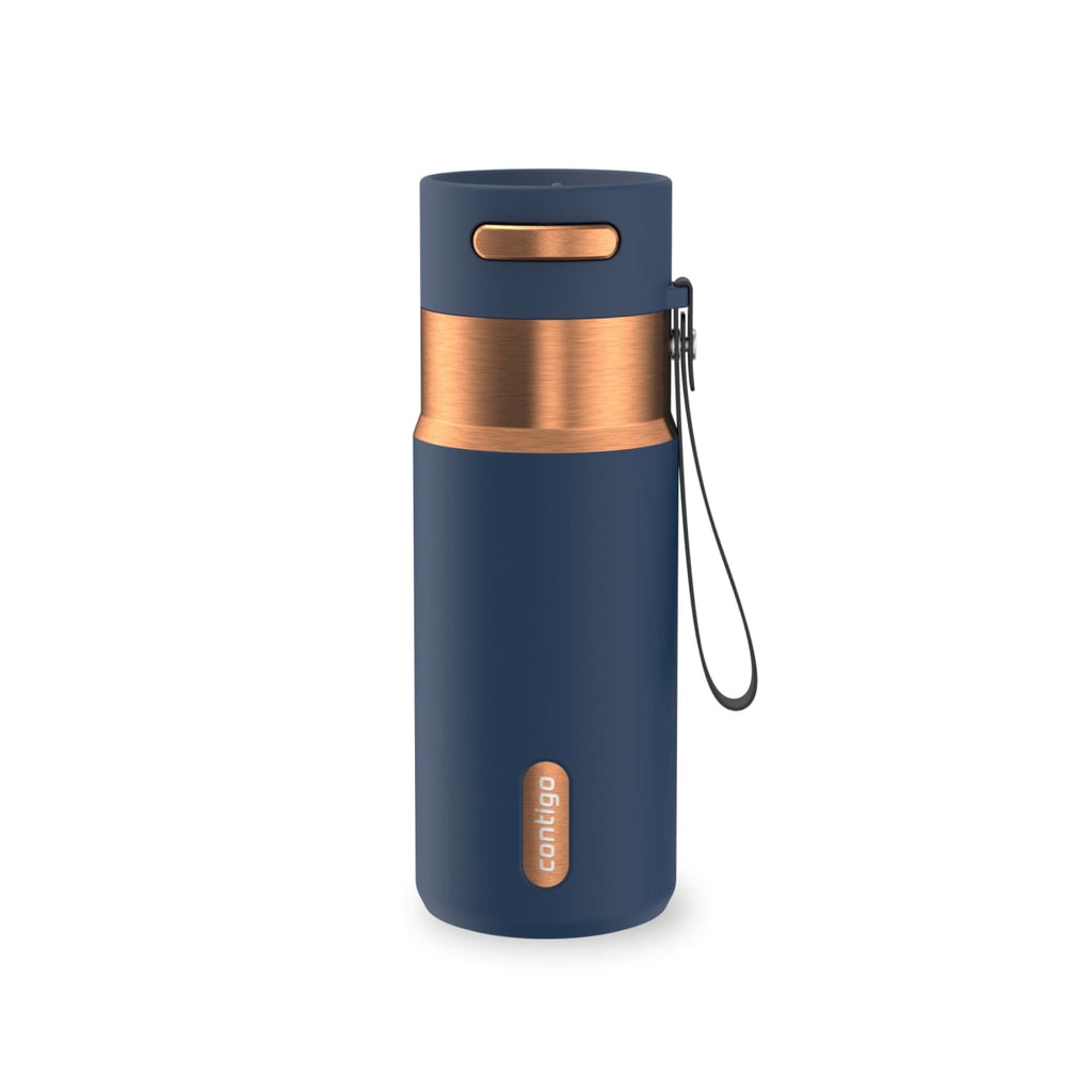 Contigo AutoSeal 16 oz Leakproof Water Bottle with Carrying Strap