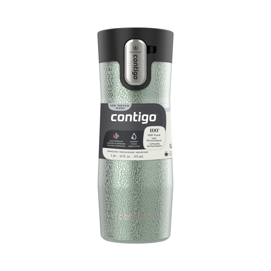 Contigo AUTOSEAL West Loop Vacuum-Insulated Stainless Steel Travel Mug with Easy-Clean Lid, 16 oz