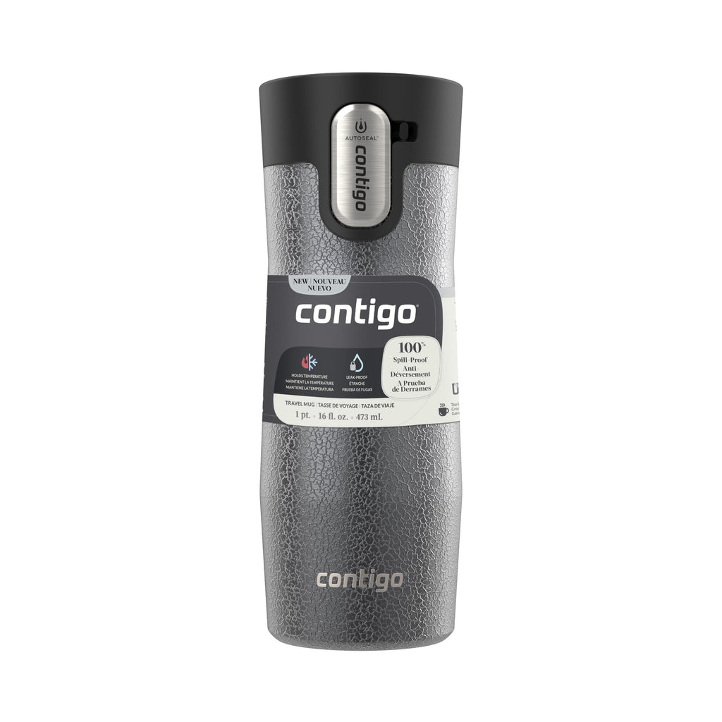Contigo AUTOSEAL West Loop Vacuum-Insulated Stainless Steel Travel Mug with Easy-Clean Lid, 16 oz