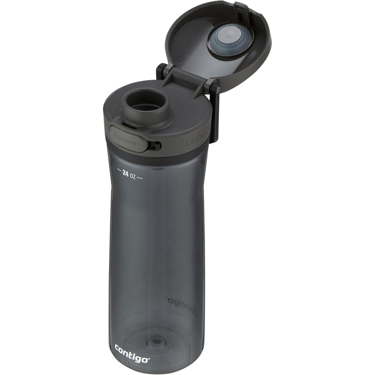 Contigo - Water Bottle with Leak-Proof and Locking Lid, BPA Free, 709ml Capacity, Black