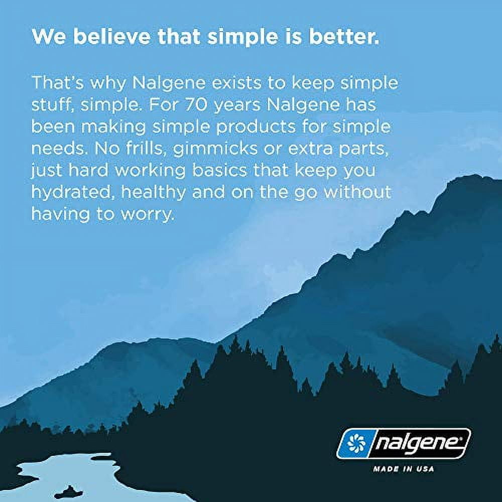 Nalgene Tritan OTF Water Bottle: 24oz, Glacial Blue