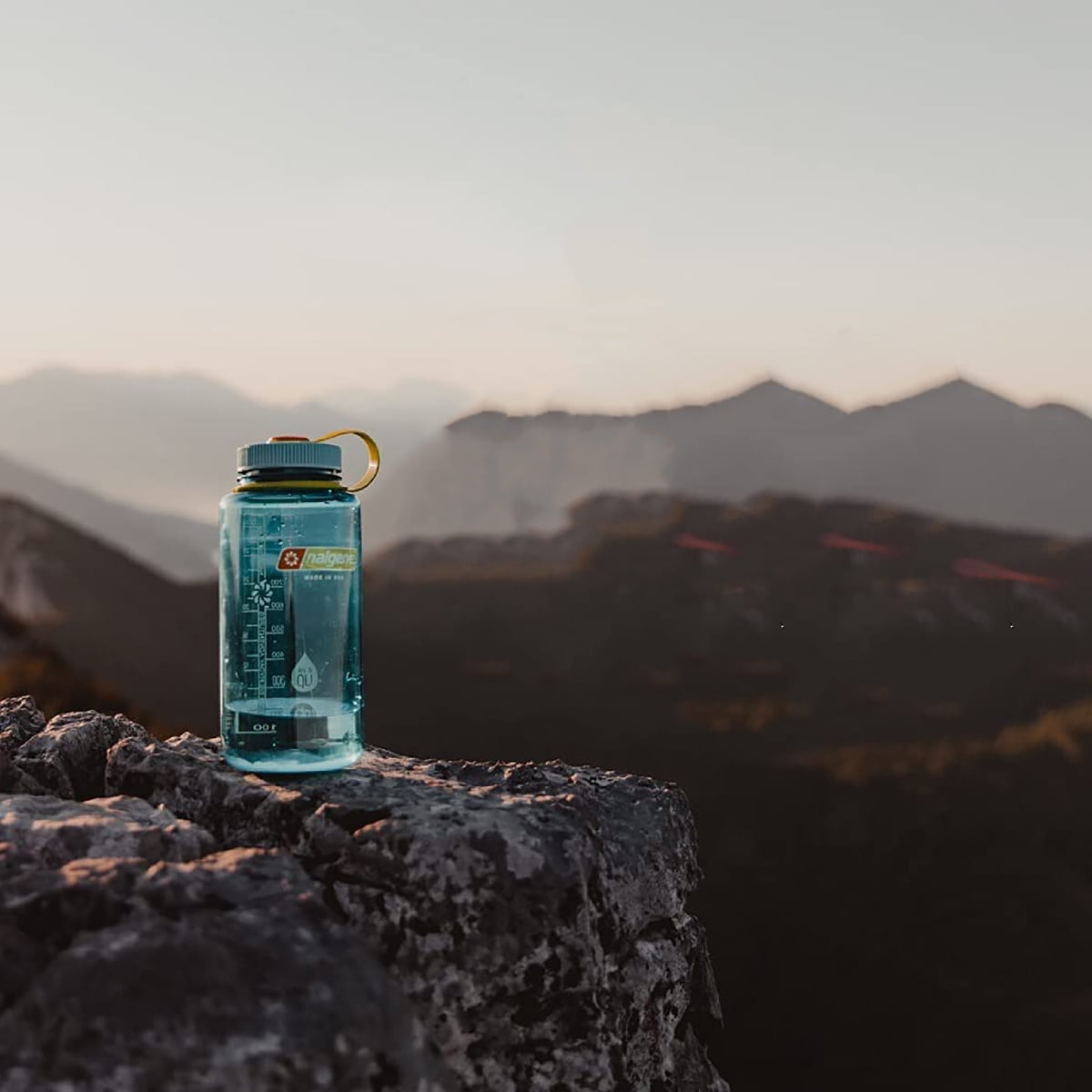 Nalgene Tritan OTF Water Bottle: 24oz, Glacial Blue