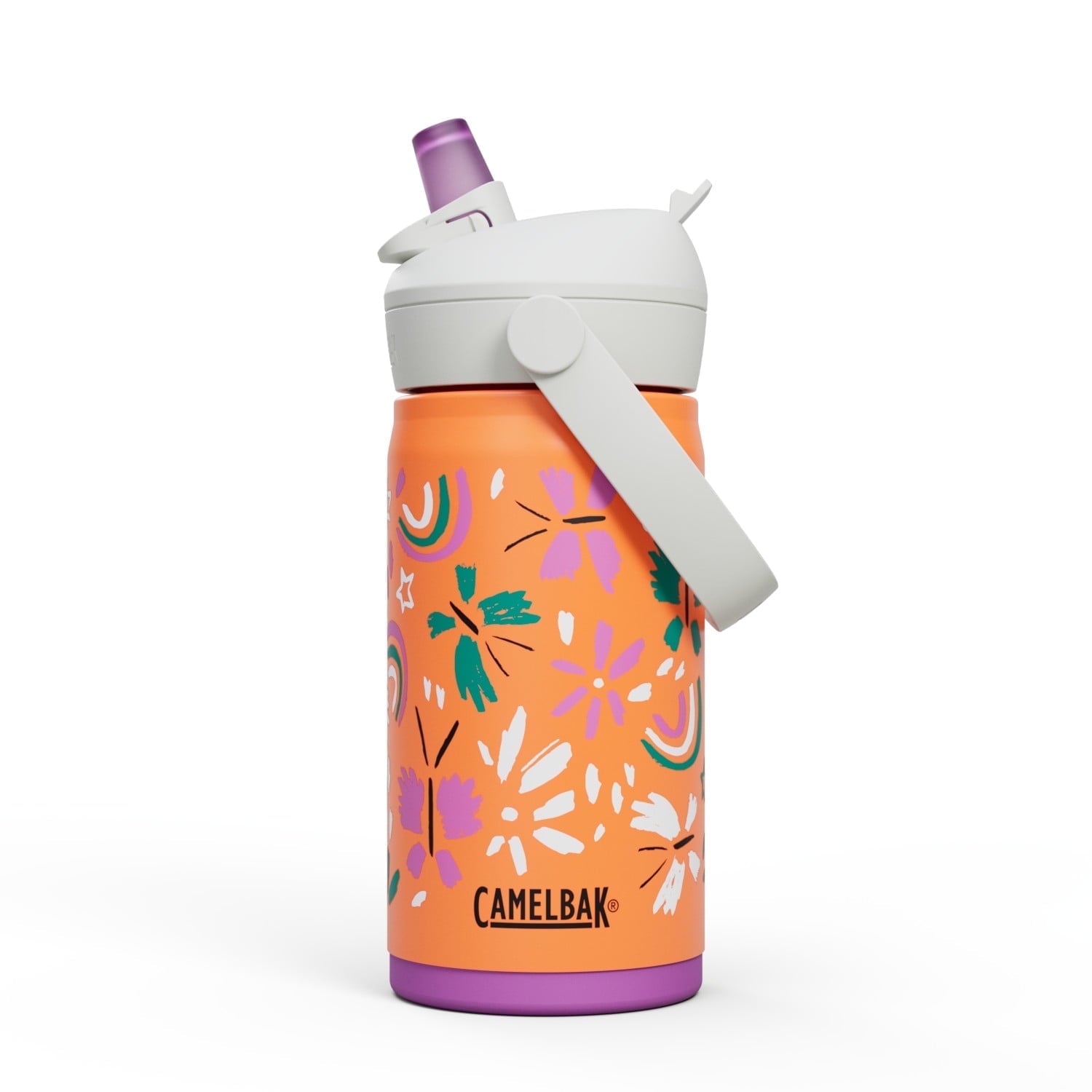 Camelbak Thrive™ Flip Straw Kids Stainless 12oz Water Bottle, Dino Jam