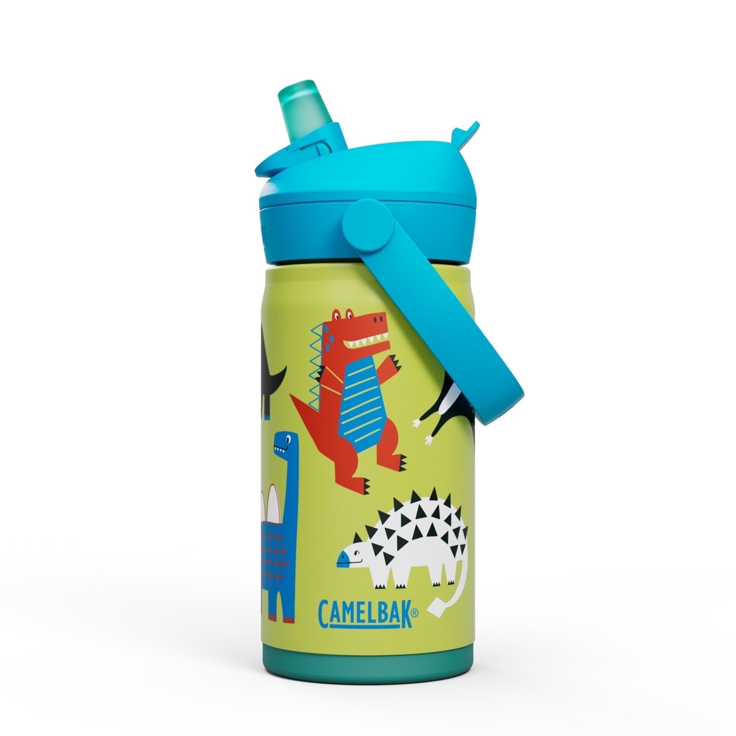 Camelbak Thrive™ Flip Straw Kids Stainless 12oz Water Bottle, Dino Jam