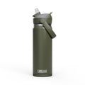 CamelBak Thrive™ Flip Straw Insulated Stainless Steel Water Bottle, 20oz, Moss