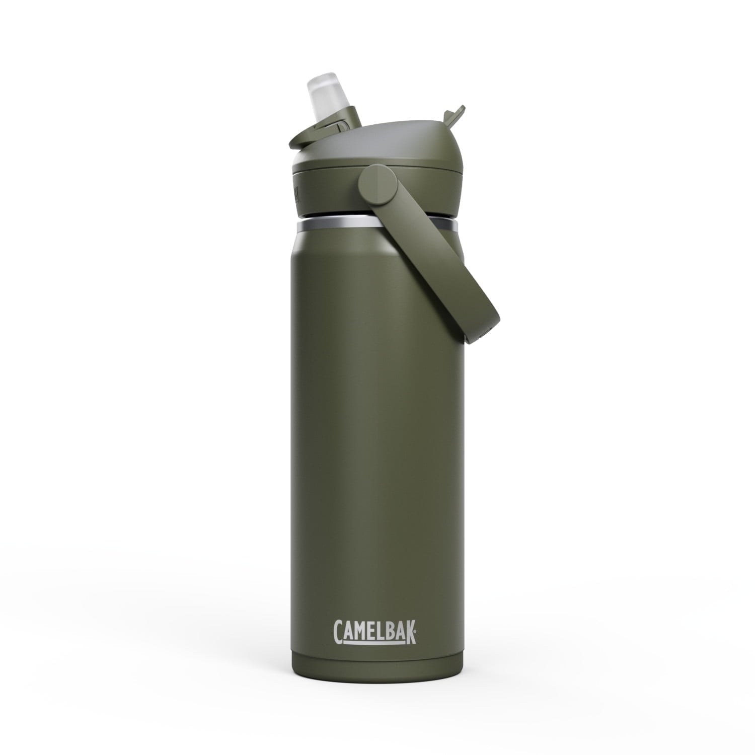 CamelBak Thrive™ Flip Straw Insulated Stainless Steel Water Bottle, 20oz, Moss