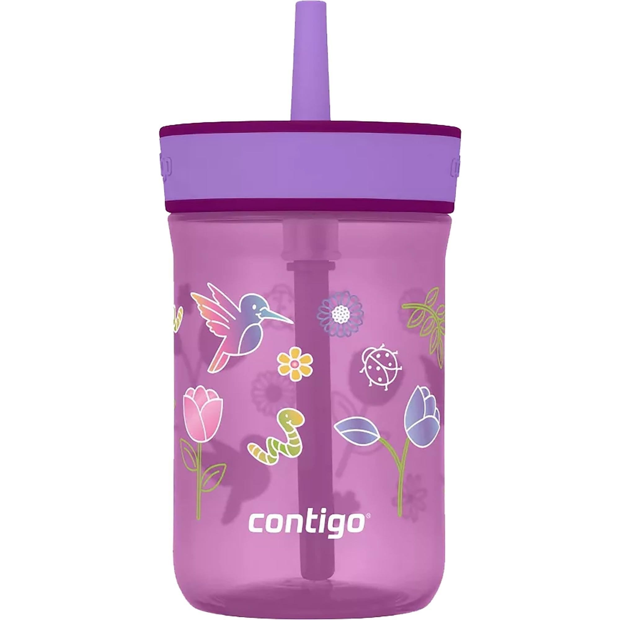 Contigo Kid's 14 oz. Leighton Tumbler with Straw - Juniper/Blue Forest