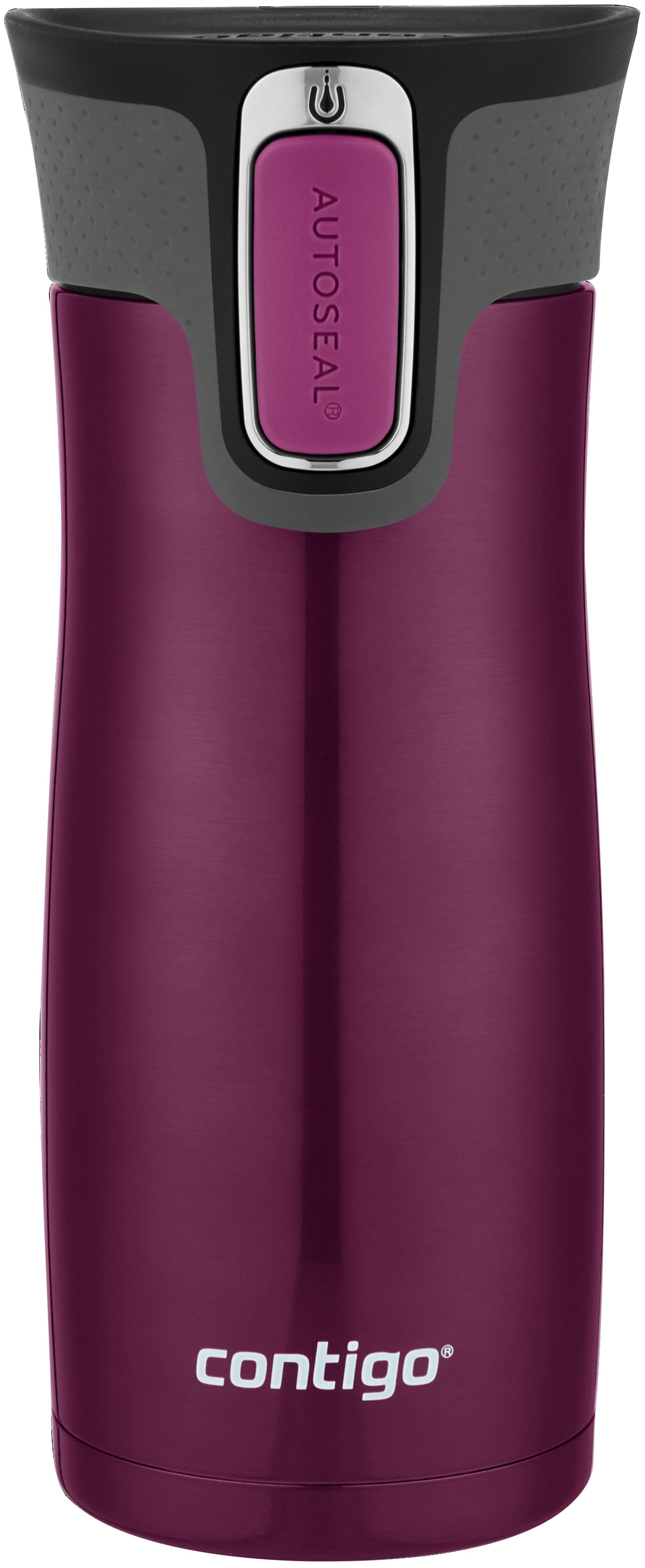 Contigo AUTOSEAL West Loop 2.0 Travel Mug, 16 oz., Stainless Steel with Black Button
