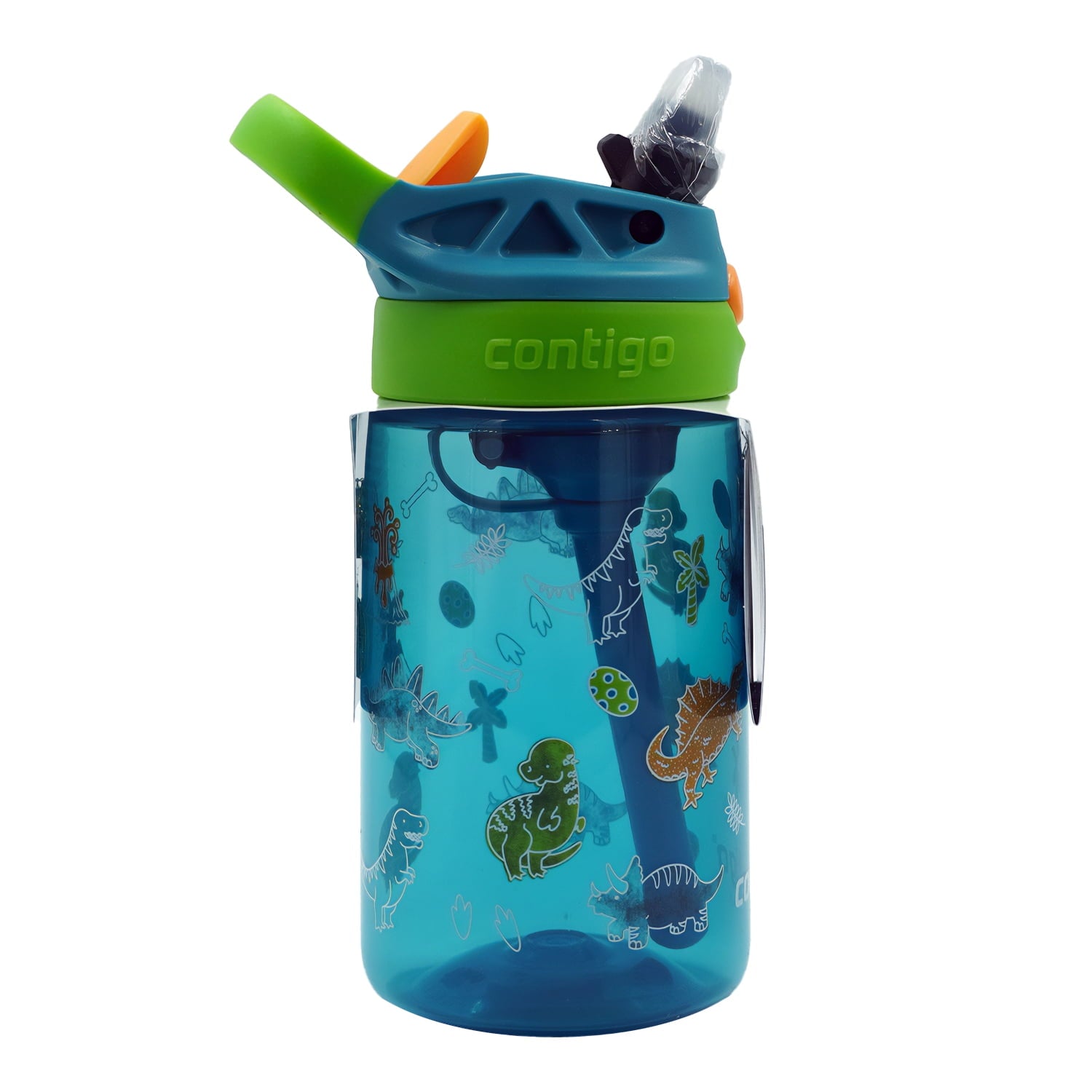 Contigo Kids Water Bottle with Redesigned AUTOSPOUT Straw, 14 oz, Grape Forest Haven