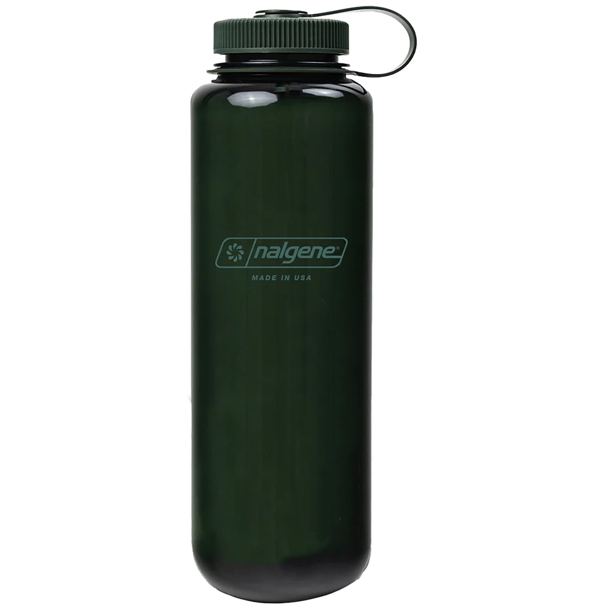 Nalgene Sustain Tritan BPA-Free Water Bottle Made with Material Derived from 50% Plastic Waste (using ISCC certified mass balance), 48 OZ, Wide Mouth, Blue