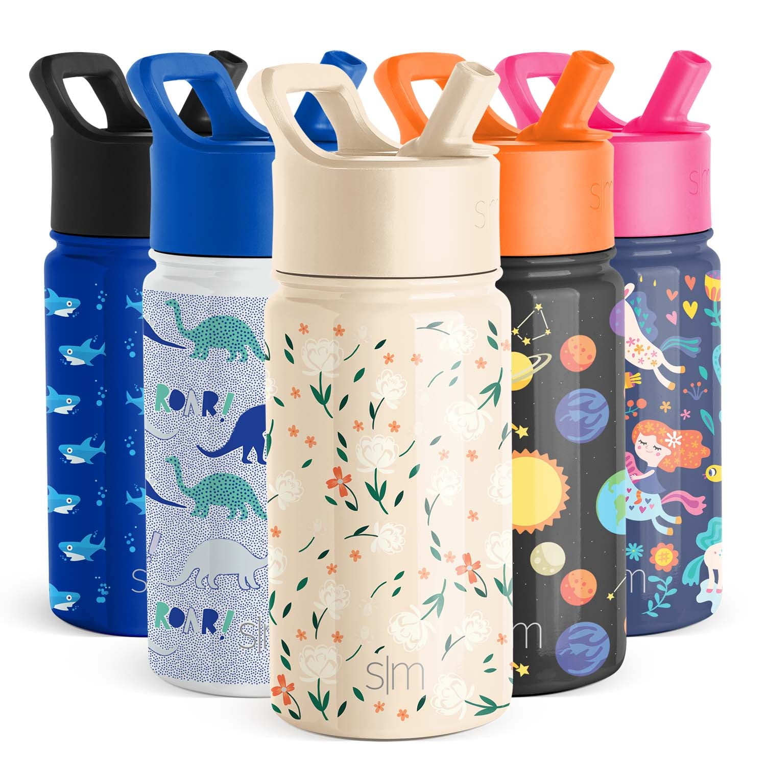 Simple Modern Summit Water Bottle Straw Lid Vacuum Insulated Stainless Steel Bottle | 18 fl oz