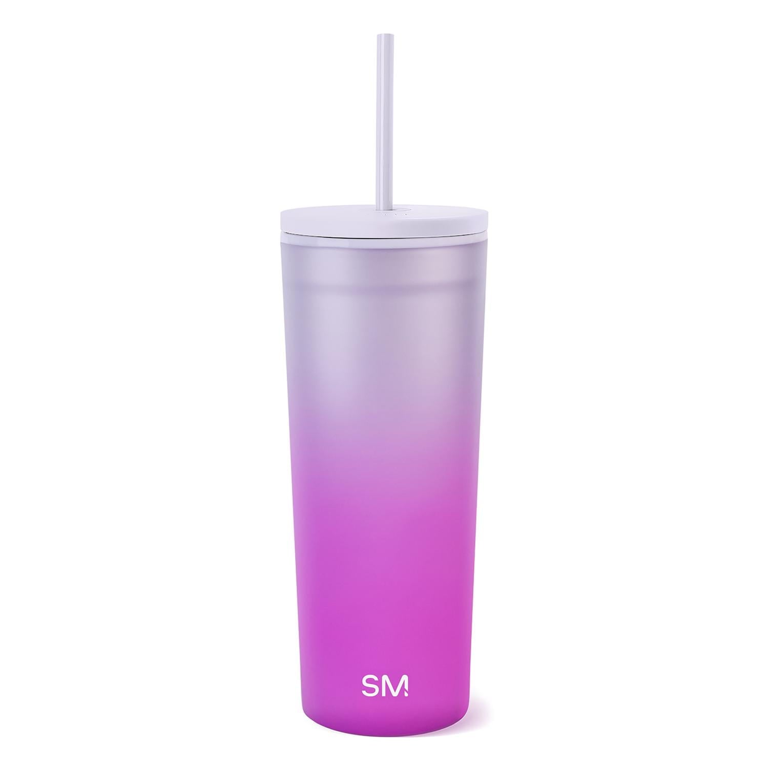 Simple Modern 24 fl oz Double Wall Plastic Classic Tumbler with Straw|Opalescent