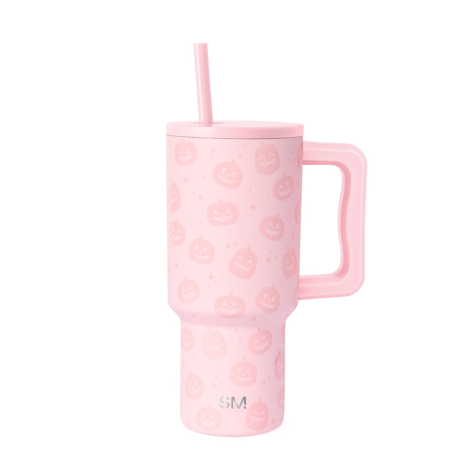 Simple Modern 30 fl oz Insulated Stainless Steel Trek Tumbler with Straw Lid | Seaglass Sage and Cream Checkmate