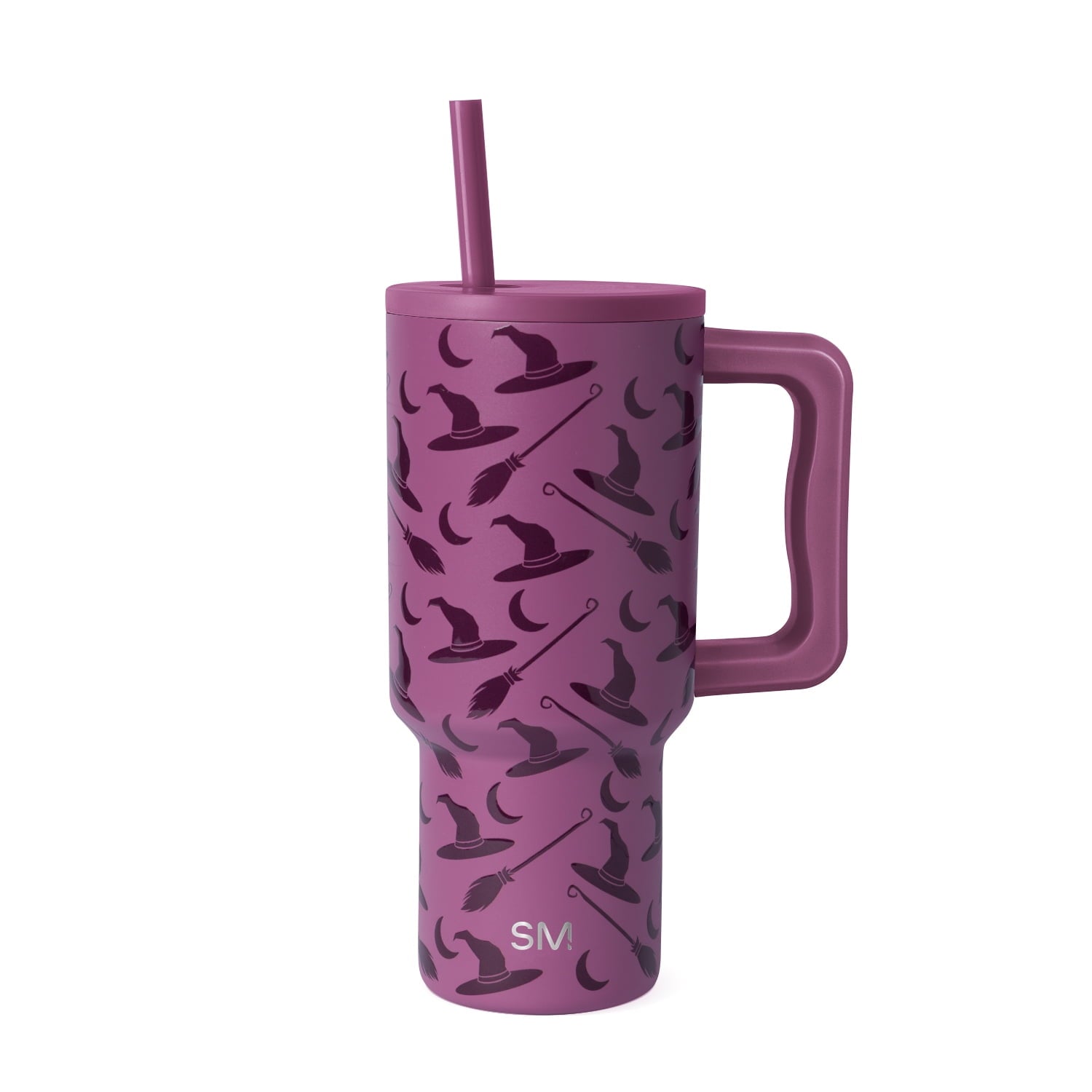 Simple Modern 30 fl oz Insulated Stainless Steel Trek Tumbler with Straw Lid | Seaglass Sage and Cream Checkmate