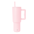 Simple Modern 40 fl oz Insulated Stainless Steel Trek Tumbler with Straw Lid | Blush