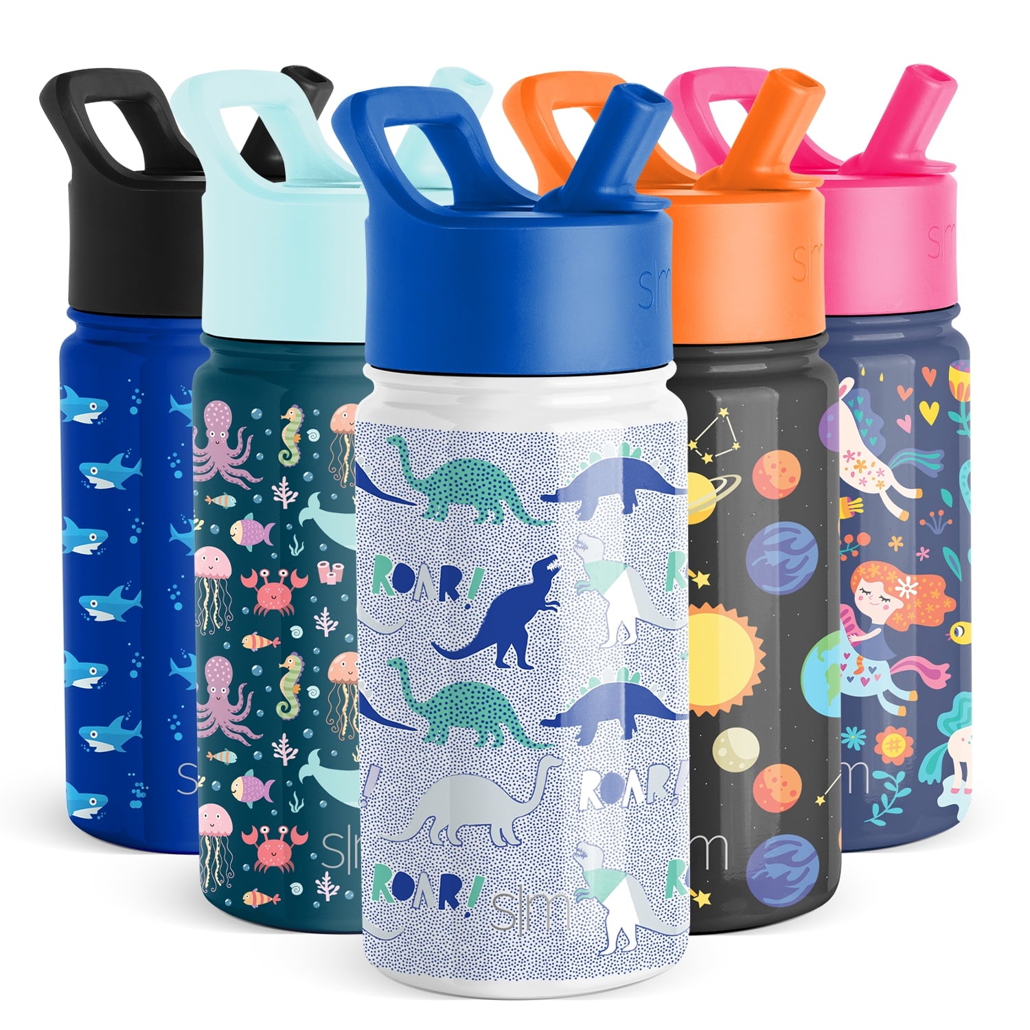 Simple Modern Summit Water Bottle Straw Lid Vacuum Insulated Stainless Steel Bottle | 14 fl oz