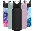 Simple Modern Summit Water Bottle Straw Lid Vacuum Insulated Stainless Steel Bottle | 18 fl oz